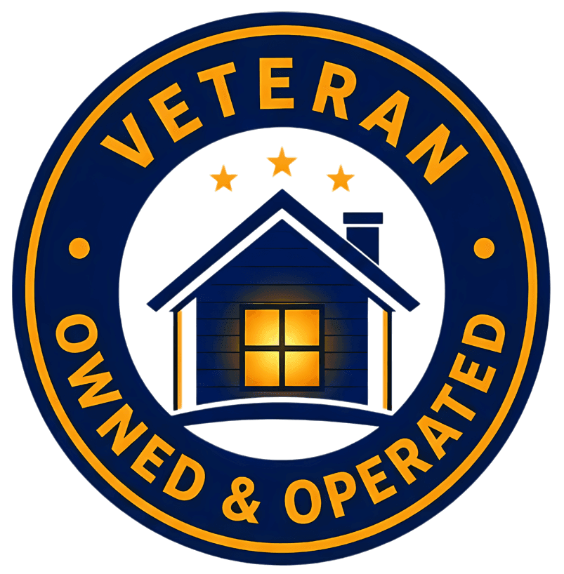 Veteran owned and operated badge